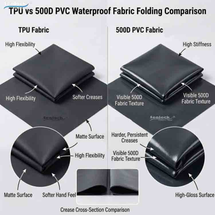 TPU ရေစိုခံ Duffel Bag ရိုးရာ PVC ဒီဇိုင်းများထက် အားသာချက်များ