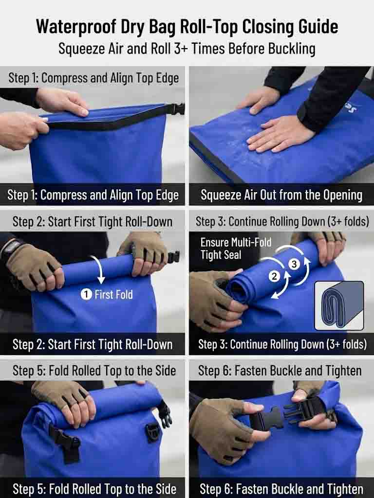 Roll Top Dry Bags- ရေစိုခံသိုလှောင်သည့် ထုတ်ကုန်များကို အဘယ်ကြောင့် လွှမ်းမိုးထားသနည်း။