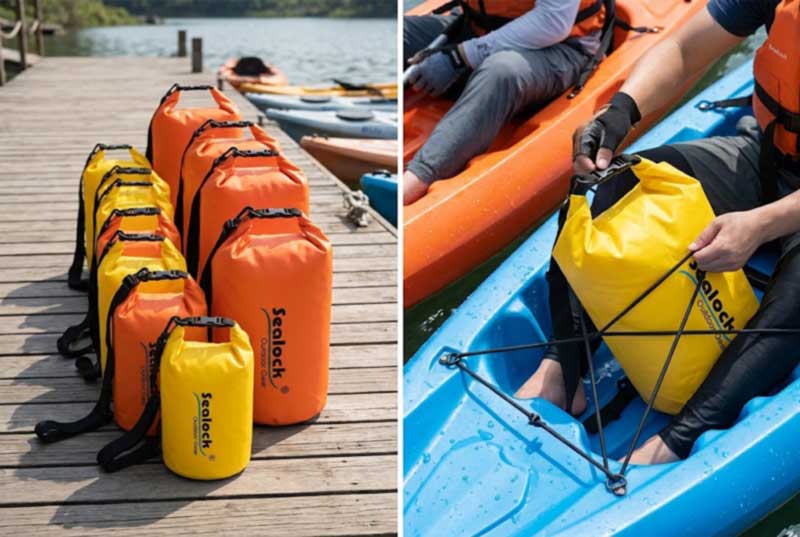 Kayak အငှားနှင့် ခရီးသွားလုပ်ငန်းရှင်များအတွက် Dry Bags နှင့် Phone Pouches များ- ကြာရှည်ခံသော Fleet Specs