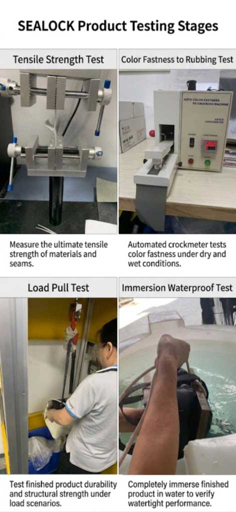 sealock product testing stages
