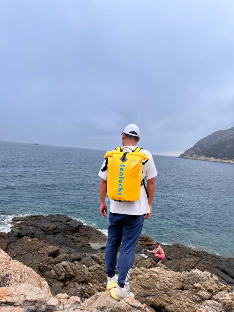 38L waterproof floating dry backpack with phone window
