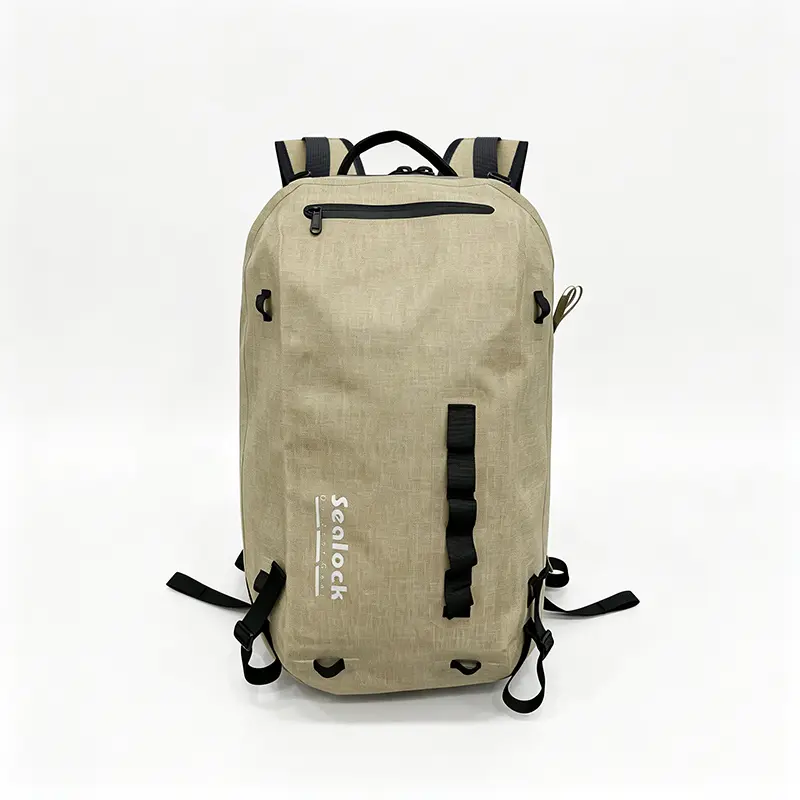 SL-E724 30L Welded Waterproof Clamshell ကျောပိုးအိတ်၊ IPX6